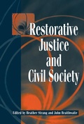 Cover: Restorative Justice and Civil Society - Cambridge University Press