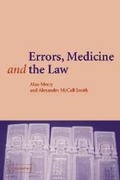 Cover: Errors, Medicine and the Law - Cambridge University Press