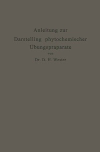 Abbildung von: Anleitung zur Darstellung phytochemischer Übungspräparate - Springer