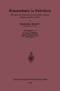 Cover: Feuerschutz in Fabriken - Springer