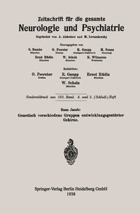 Abbildung von: Genetisch verschiedene Gruppen entwicklungsgestörter Gehirne - Springer