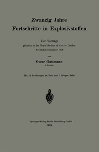 Abbildung von: Zwanzig Jahre Fortschritte in Explosivstoffen - Springer
