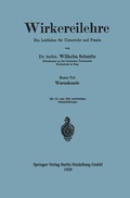 Cover: Wirkereilehre Ein Leitfaden f&uuml;r Unterricht und Praxis - Springer