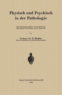Abbildung von: Physisch und Psychisch in der Pathologie - Springer