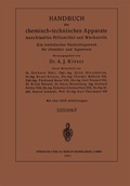 Cover: Handbuch der chemisch-technischen Apparate maschinellen Hilfsmittel und Werkstoffe - Springer