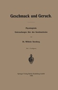 Abbildung von: Geschmack und Geruch - Springer