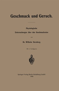 Abbildung von: Geschmack und Geruch - Springer