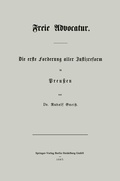 Abbildung von: Freie Advocatur - Springer