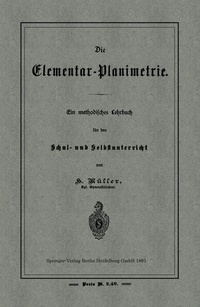 Enlarge image Cover: Die Elementar-Planimetrie - Springer