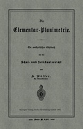 Cover: Die Elementar-Planimetrie - Springer