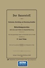 Cover: Der Sauerstoff - Springer