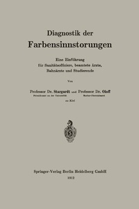 Abbildung von: Diagnostik der Farbensinnstörungen - Springer