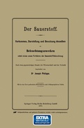 Cover: Der Sauerstoff - Springer