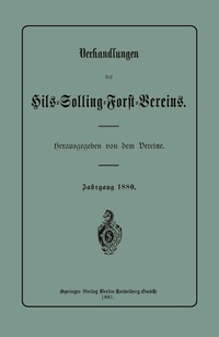 Abbildung von: Verhandlungen des Hils-Solling-Forst-Vereins - Springer