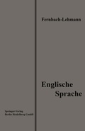 Cover: Lehrbuch der Englischen Sprache - Springer