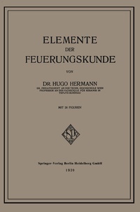 Abbildung von: Elemente der Feuerungskunde - Springer