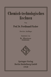 Abbildung von: Chemisch-technologisches Rechnen - Springer