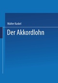 Cover: Der Akkordlohn - Springer