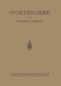 Abbildung von: Sporthygiene - Springer