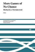 Cover: More Games of No Chance - Cambridge University Press