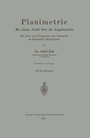 Cover: Planimetrie - Springer
