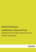 Cover: Londinismen. Slang und Cant - DOGMA Verlag