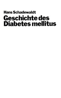Abbildung von: Geschichte des Diabetes mellitus - Springer