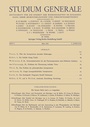 Cover: Studium Generale - Springer