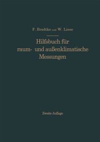 Abbildung von: Hilfsbuch für raum- und außenklimatische Messungen - Springer