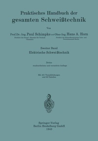 Abbildung von: Elektrische Schweißtechnik - Springer