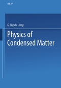 Cover: Physics of Condensed Matter - Springer