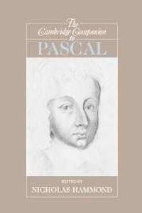 Abbildung von: The Cambridge Companion to Pascal - Cambridge University Press