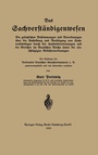 Cover: Das Sachverständigenwesen - Springer