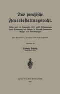 Cover: Das preu&szlig;ische Feuerbestattungsrecht - Springer