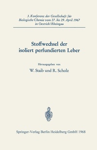 Abbildung von: Stoffwechsel der isoliert perfundierten Leber - Springer