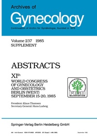 Enlarge image Cover: Archives of Gynecology - Springer
