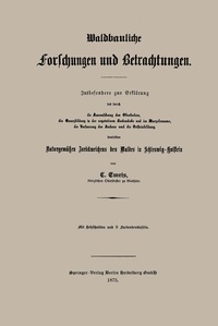 Abbildung von: Waldbauliche Forschungen und Betrachtungen - Springer