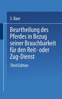 Abbildung von: Beurtheilung des Pferdes in Bezug seiner Brauchbarkeit für den Reit- oder Zug - Dienst - Springer