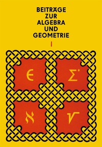 Abbildung von: Beiträge zur Algebra und Geometrie 1 - Springer