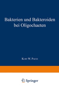 Abbildung von: Bakterien und Bakteroiden bei Oligochaeten - Springer