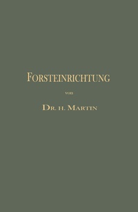 Enlarge image Cover: Die Forsteinrichtung - Springer