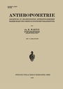 Cover: Anthropometrie - Springer