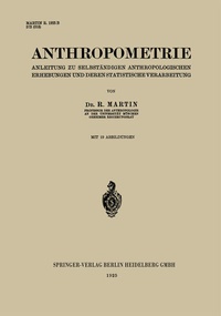 Enlarge image Cover: Anthropometrie - Springer