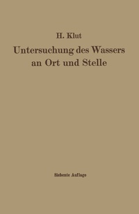 Abbildung von: Untersuchung des Wassers an Ort und Stelle - Springer