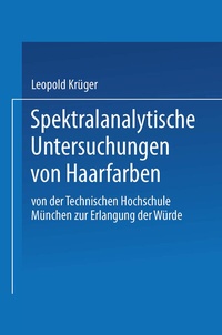 Abbildung von: Spektralanalytische Untersuchungen von Haarfarben - Springer