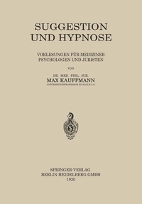 Abbildung von: Suggestion und Hypnose - Springer