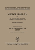 Cover: Viktor Kaplan - Springer