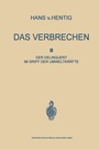 Cover: Das Verbrechen II - Springer
