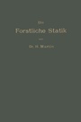 Cover: Die Forstliche Statik - Springer