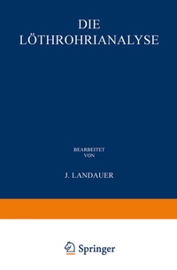 Abbildung von: Die Löthrohranalyse - Springer
